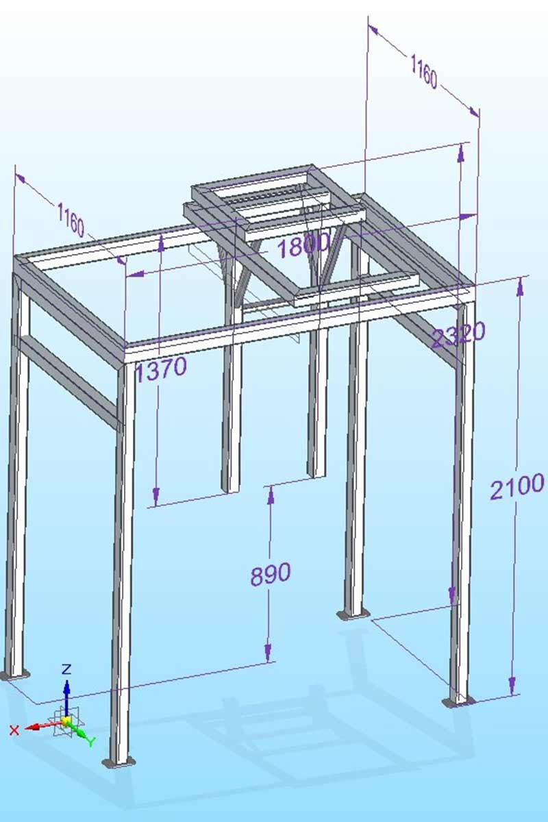 MEC Engineering Design Frame Drawing